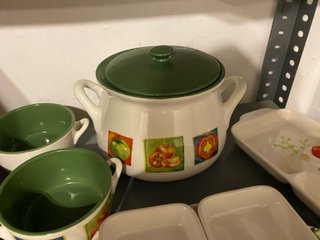 Juego Gazpacho Cerámica