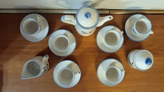 Juego de café/té de cerámica