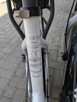 Bicicleta Eléctrica plegable Legend Siena Blanca