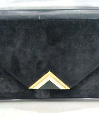 Pochette vintage anni 80 nera
