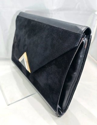 Pochette vintage anni 80 nera