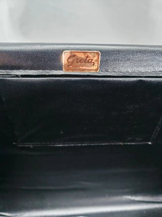 Pochette vintage anni 80 nera