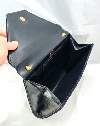 Pochette vintage anni 80 nera