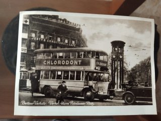 Lote de 5 postales antiguas de Berlín