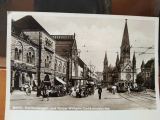 Lote de 5 postales antiguas de Berlín