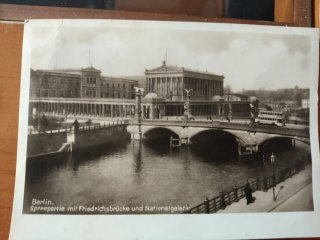 Lote de 5 postales antiguas de Berlín