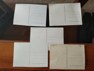 Lote de 5 postales antiguas de Berlín