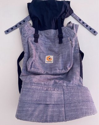 Mochila Portabebés Ergobaby Azul Vintage