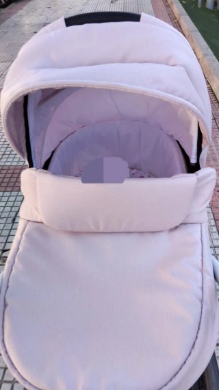 Carrito de bebé Veyro rosa