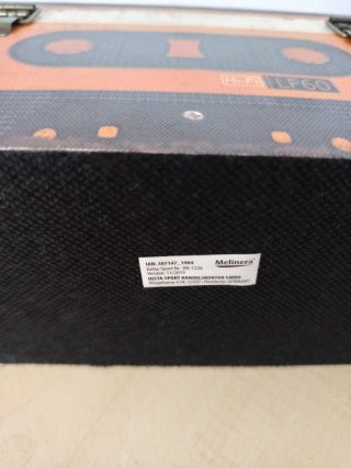 Caja baúl cinta cassette alemana vintage