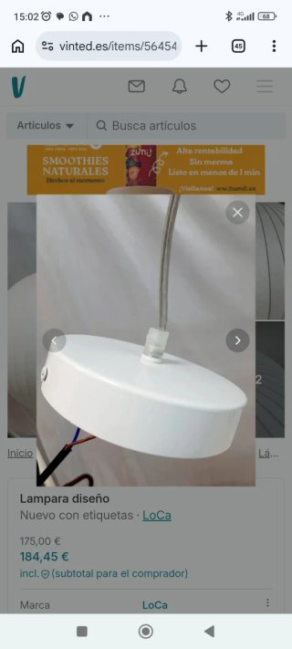 Gran lámpara diseño