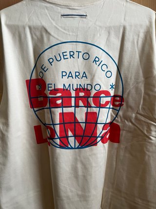 Camiseta Adidas x Bad Bunny Barcelona Beige