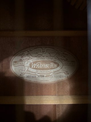 Guitarra Washburn WD-7S CE ATBM