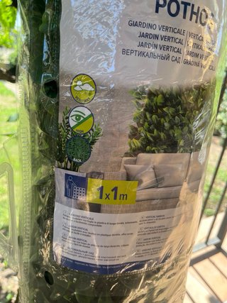 Jardín Vertical Pothos Tenax 1m x 1m