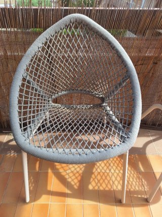 Conjunto 2 sillas terraza/exterior