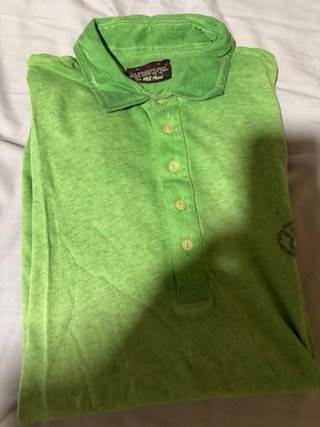 Polo RA-RE italiano verde Talla M
