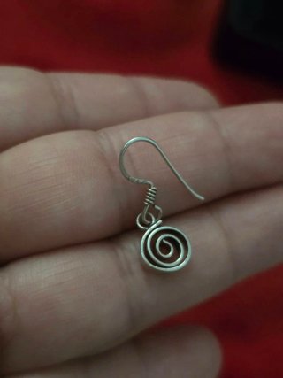 Pendientes Plata 925 Ley Espiral