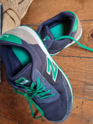 Zapatillas New Balance Azul y Verde Mujer
