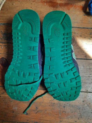 Zapatillas New Balance Azul y Verde Mujer