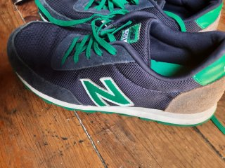 Zapatillas New Balance Azul y Verde Mujer