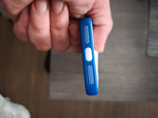 Custodia iPhone XS Blu Fotocamera Doppia