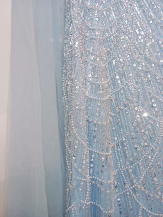 Vestido sirena brillos