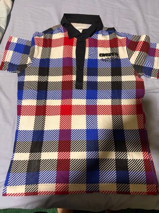 Polo Energie Talla M Cuadros Multicolor