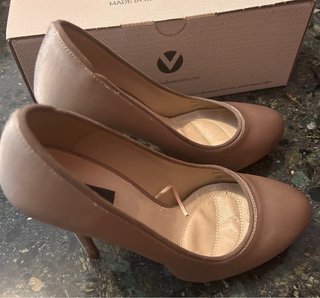 Zapatos Salón Zara Talla 37 Nude/Taupe