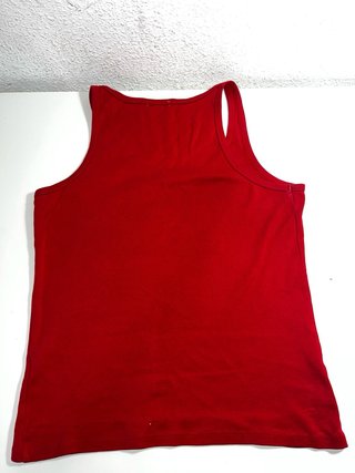 Camiseta tirantes Massimo Dutti XL roja