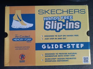 Skechers Slip-Ins Gris y Blanco