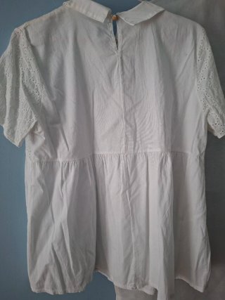 Blusa Blanca M/C Nueva