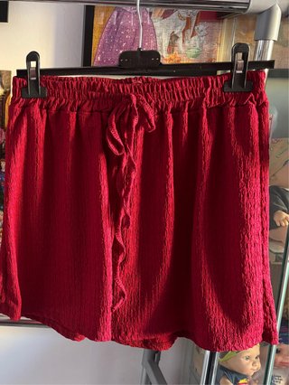 Pantalón rojo talla única