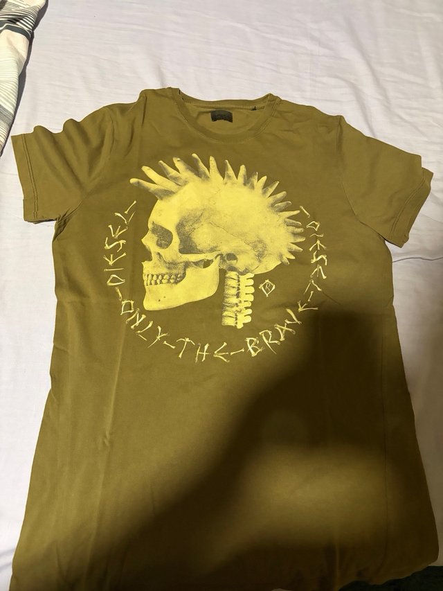 Camiseta Diesel Calavera Punk Talla M