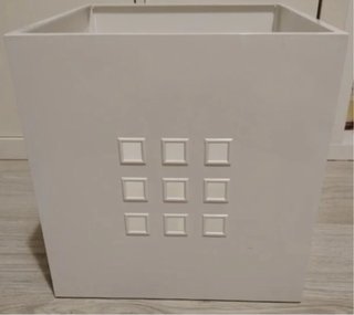 3 Cesta/cubo Lekman IKEA Kallax blanco