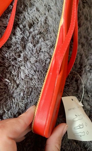 Sandalias rojas chanclas talla 38 sin estrenar