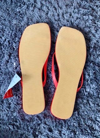 Sandalias rojas chanclas talla 38 sin estrenar