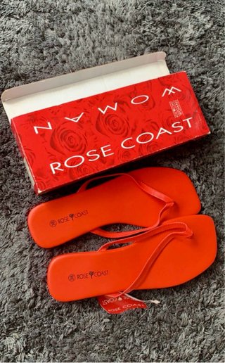 Sandalias rojas chanclas talla 38 sin estrenar