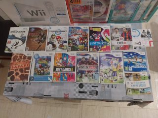 Consola Wii + Lote Juegos y Accesorios