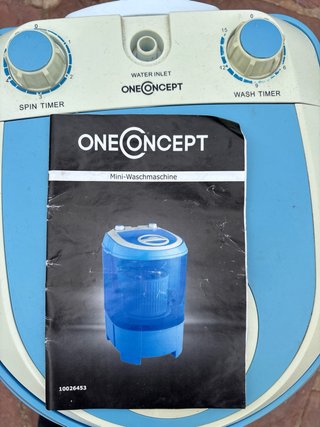 Lavadora Portátil camping One Concept Azul