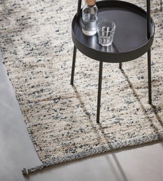 Tappeto Ikea Melholt in juta e lana scura