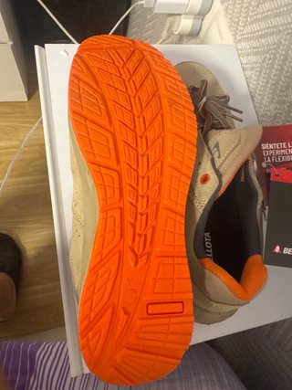 Zapatos de seguridad Bellota Beige/Naranja