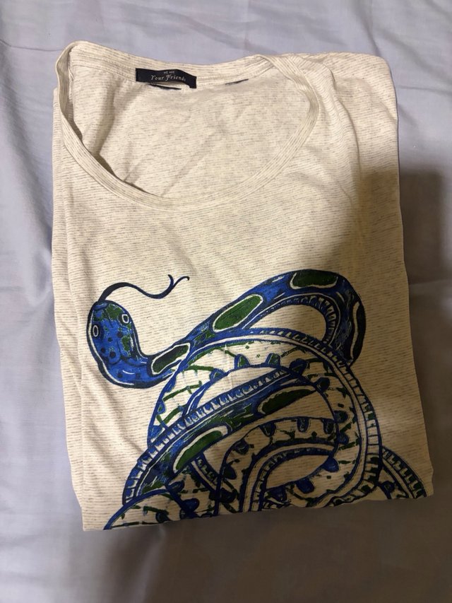 Camiseta Scotch & Soda Serpiente Talla M