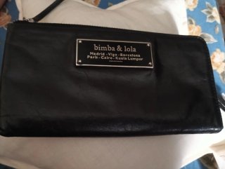 Monedero Bimba y Lola Piel Negro