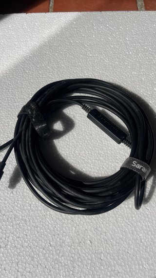 Cable Saramonic LC-XLR a Lightning 5 mts
