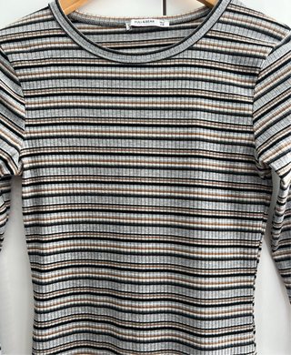 Vestido justo malha fina Pull&Bear M
