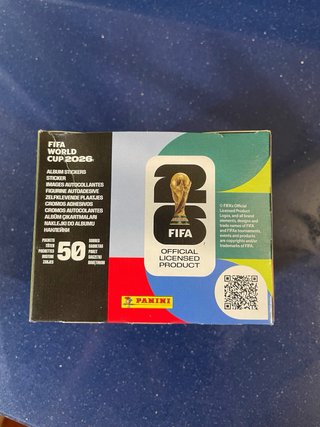 Caja 50 sobres Panini Mundial 2026