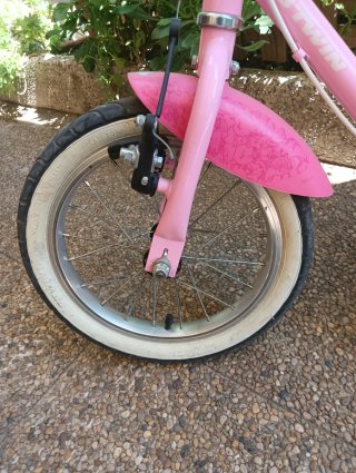 Bicicleta infantil 12 pulgadas, rosa unicornios