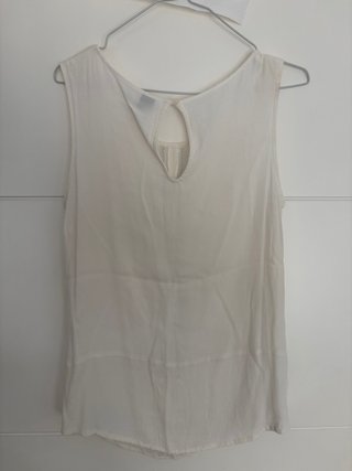 Blusa S.Oliver crema talla S detalles