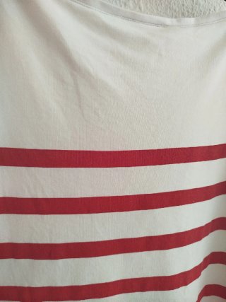 Sudadera Zara rayas roja y blanca.(Sólo envíos).