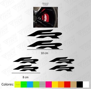 Pegatinas vinilo R para moto/coche